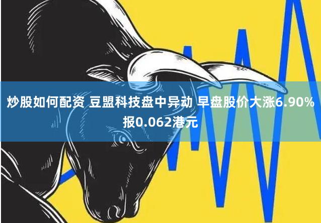 炒股如何配资 豆盟科技盘中异动 早盘股价大涨6.90%报0.062港元