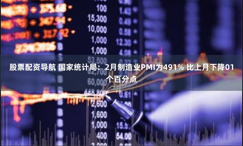 股票配资导航 国家统计局：2月制造业PMI为491% 比上月下降01个百分点